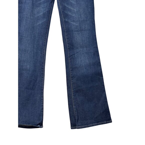 M1868 Womens Dark Wash Denim Flare Jeans Size 4/27" - Picture 4 of 12